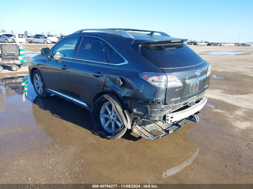 2010 Lexus Rx 350 VIN: 2T2BK1BAXAC046629 Lot: 40794277