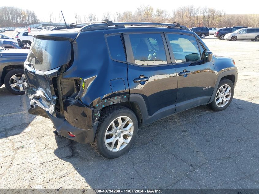 2018 Jeep Renegade Latitude Fwd VIN: ZACCJABB0JPJ26463 Lot: 40794280