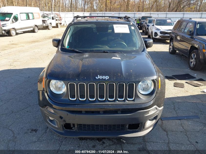 2018 Jeep Renegade Latitude Fwd VIN: ZACCJABB0JPJ26463 Lot: 40794280