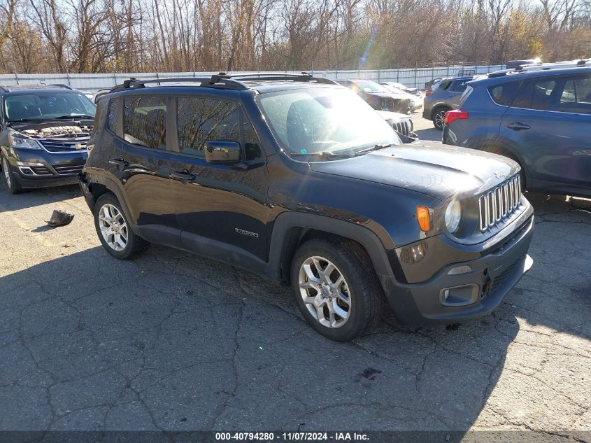 2018 Jeep Renegade Latitude Fwd VIN: ZACCJABB0JPJ26463 Lot: 40794280