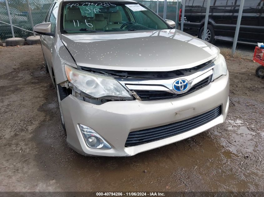 2014 Toyota Camry Hybrid Xle VIN: 4T1BD1FK4EU106488 Lot: 40794286