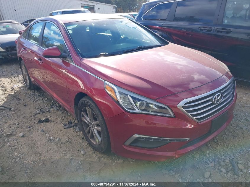 2015 Hyundai Sonata Se VIN: 5NPE24AF2FH258820 Lot: 40794291