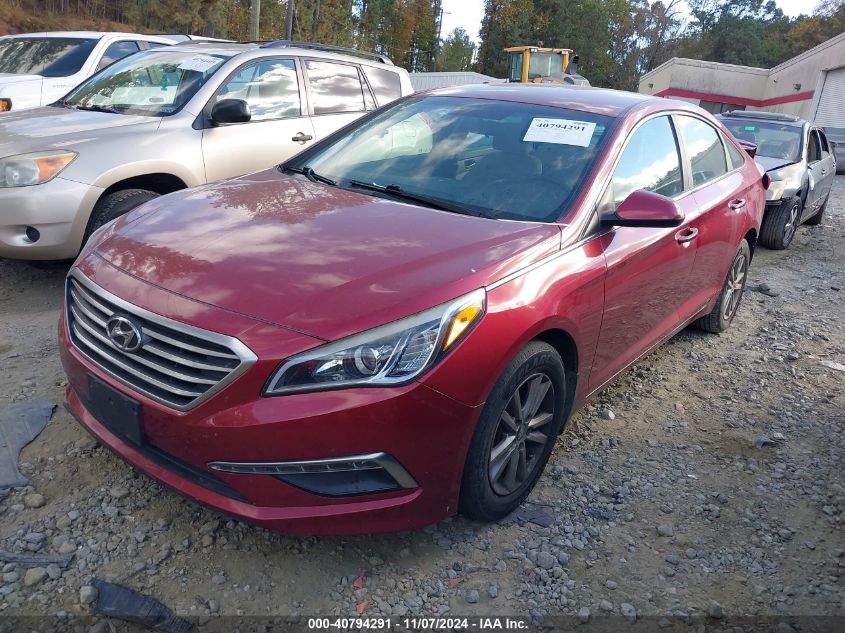 2015 Hyundai Sonata Se VIN: 5NPE24AF2FH258820 Lot: 40794291