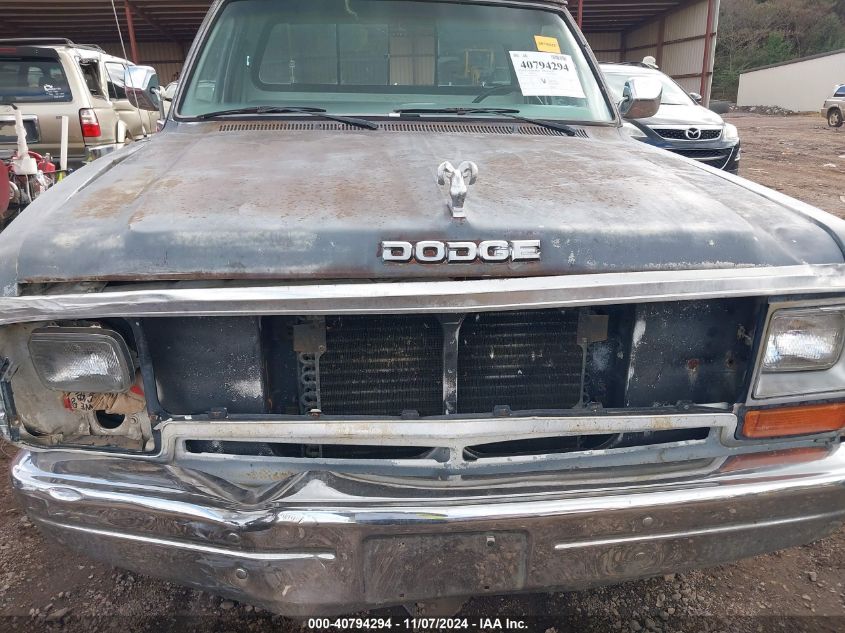 1989 Dodge D-Series D150 VIN: 1B7HE16Y4KS105249 Lot: 40794294