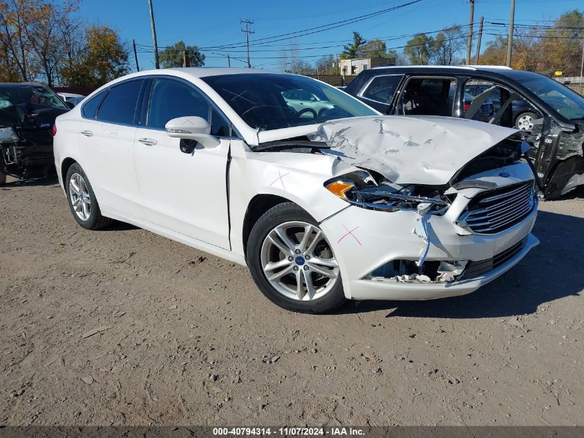 VIN 3FA6P0HD6JR153907 2018 Ford Fusion, SE no.1