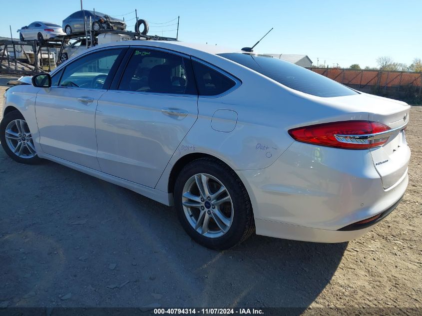 VIN 3FA6P0HD6JR153907 2018 Ford Fusion, SE no.3