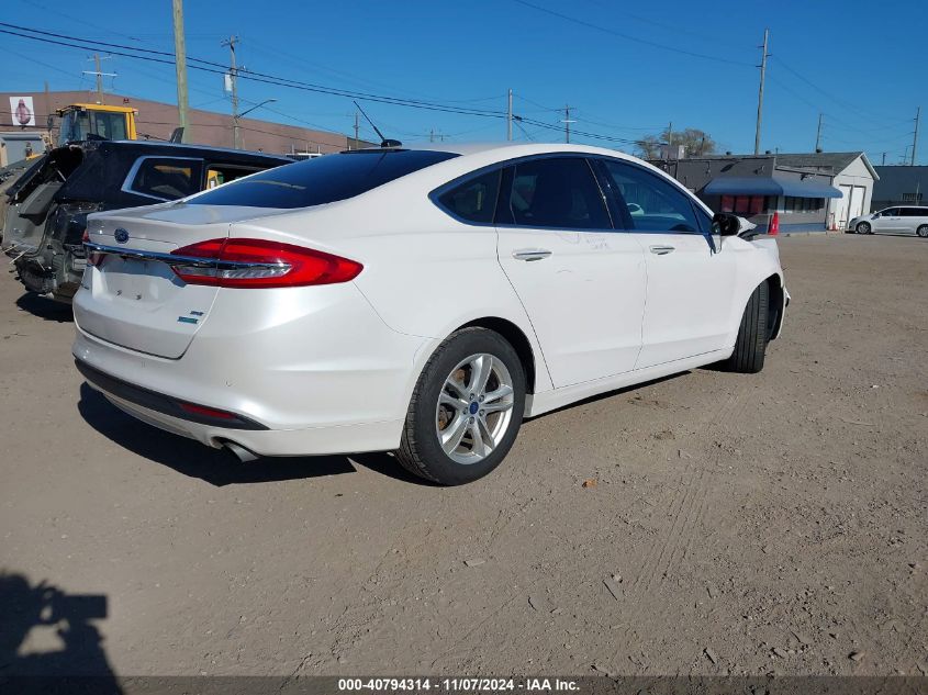 VIN 3FA6P0HD6JR153907 2018 Ford Fusion, SE no.4