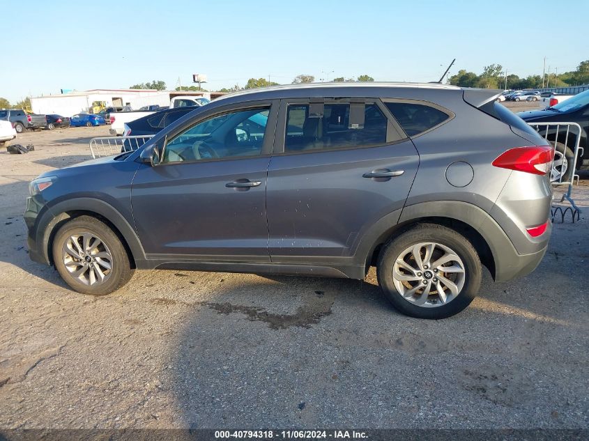 2016 Hyundai Tucson Se VIN: KM8J33A43GU109596 Lot: 40794318