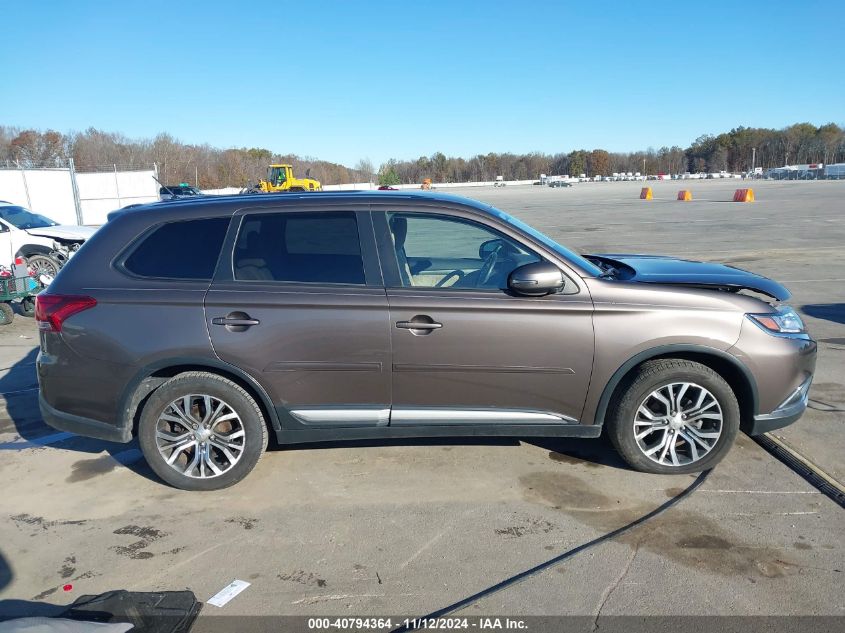 2016 Mitsubishi Outlander Se/Sel VIN: JA4AD3A37GZ006123 Lot: 40794364