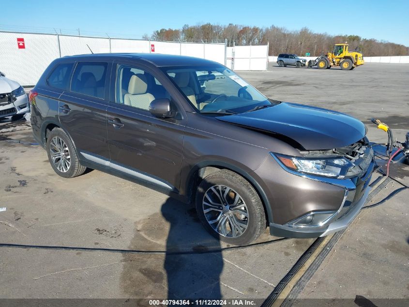 2016 Mitsubishi Outlander Se/Sel VIN: JA4AD3A37GZ006123 Lot: 40794364