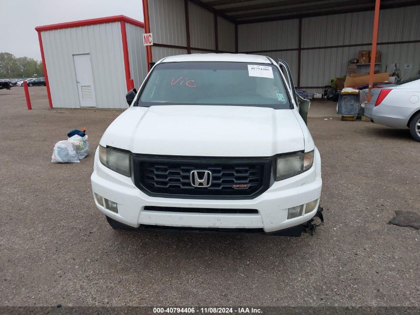 2012 Honda Ridgeline Sport VIN: 5FPYK1F76CB455021 Lot: 40794406