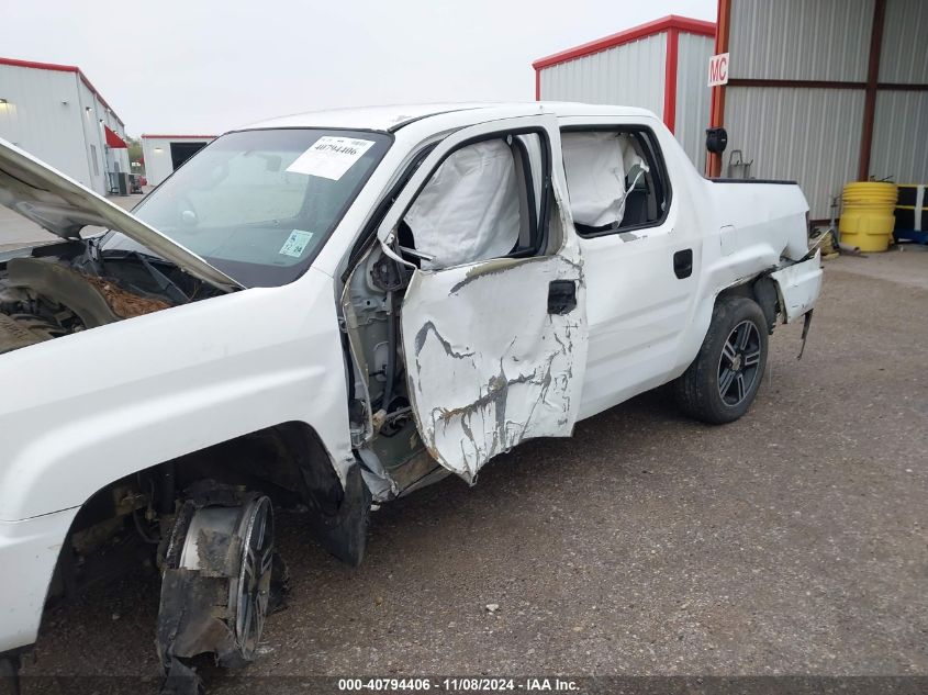 2012 Honda Ridgeline Sport VIN: 5FPYK1F76CB455021 Lot: 40794406