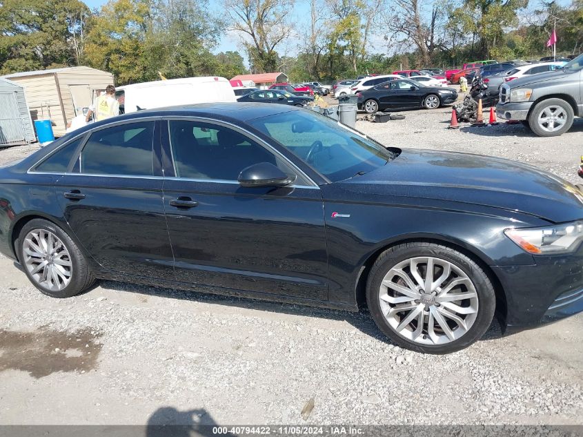 2013 Audi A6 3.0T Premium VIN: WAUGGAFC7DN105383 Lot: 40794422