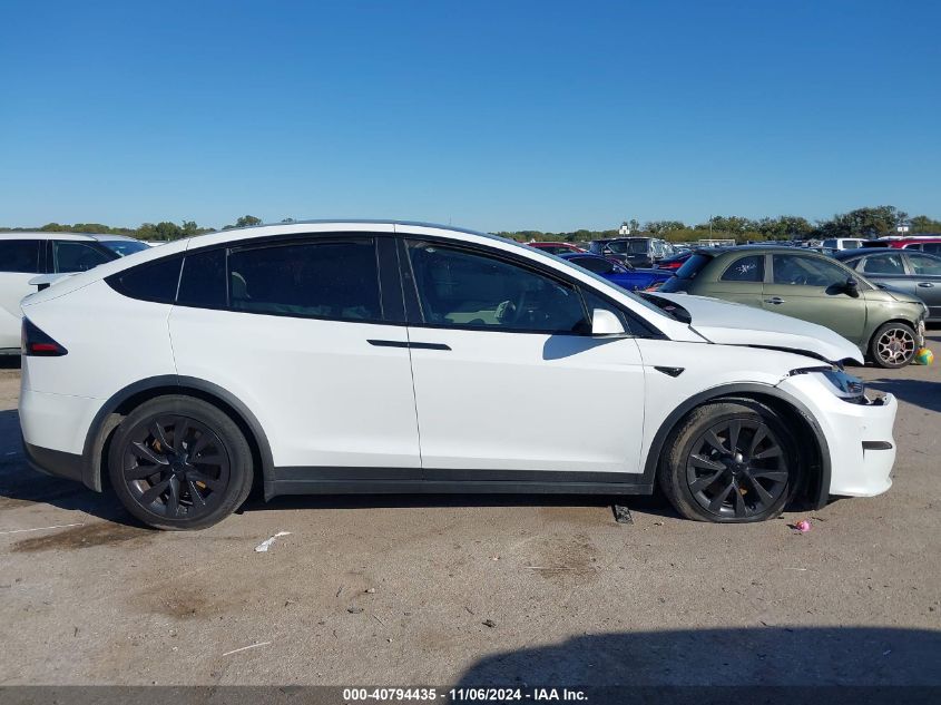 2024 Tesla Model X Long Range VIN: 7SAXCBE5XRF442615 Lot: 40794435