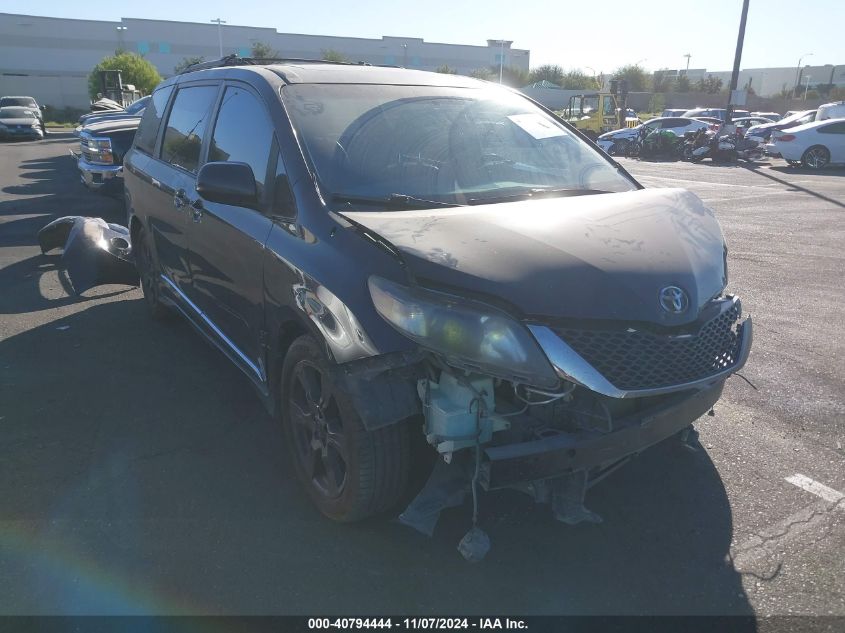 2012 Toyota Sienna Se 8 Passenger VIN: 5TDXK3DC7CS220994 Lot: 40794444