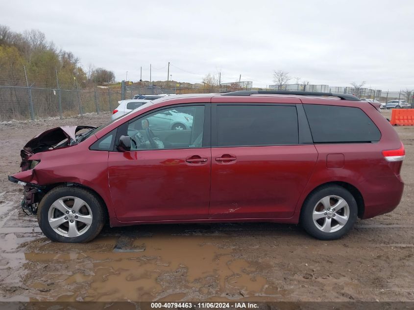 2013 Toyota Sienna Le V6 8 Passenger VIN: 5TDKK3DC0DS403889 Lot: 40794463