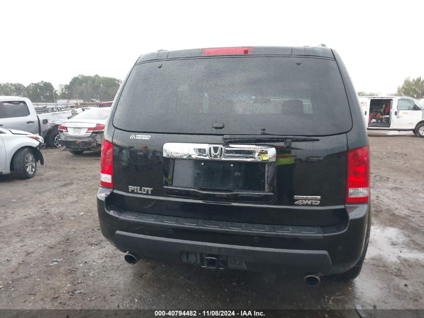 2011 Honda Pilot Touring VIN: 5FNYF4H95BB022110 Lot: 40794482