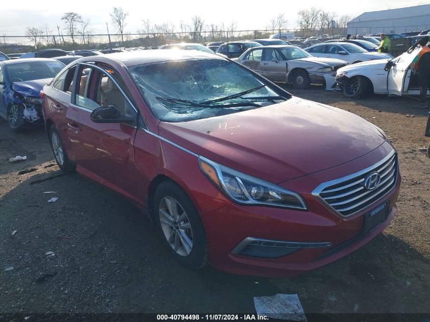 2015 Hyundai Sonata Se VIN: 5NPE24AF0FH252689 Lot: 40794498