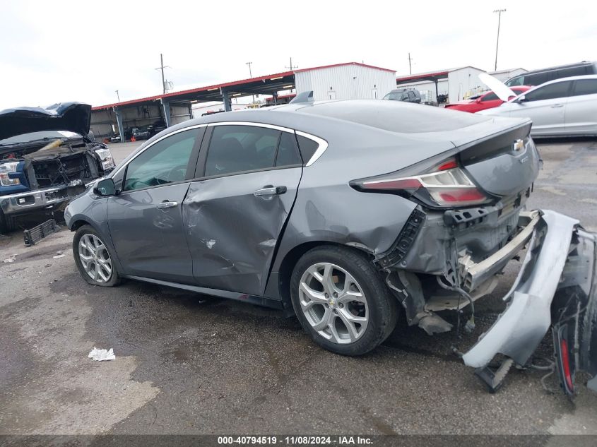 2018 Chevrolet Volt Premier VIN: 1G1RB6S56JU134351 Lot: 40794519