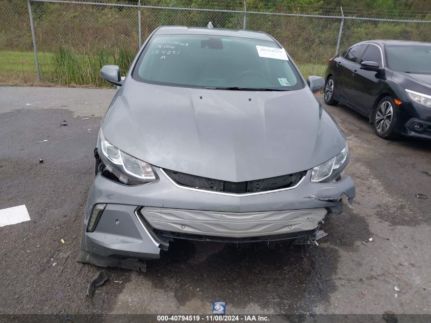 2018 Chevrolet Volt Premier VIN: 1G1RB6S56JU134351 Lot: 40794519