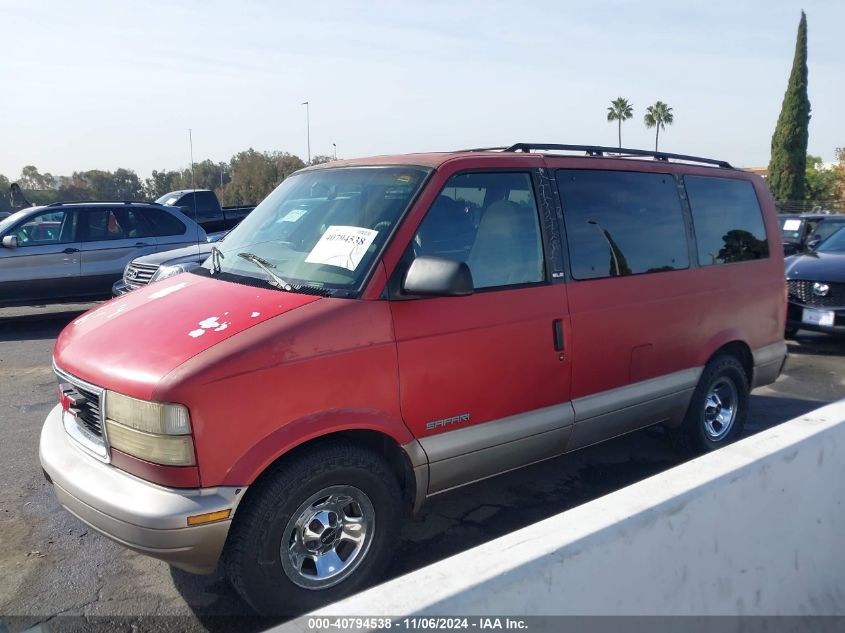 1998 GMC Safari Sle VIN: 1GKDM19W6WB511815 Lot: 40794538