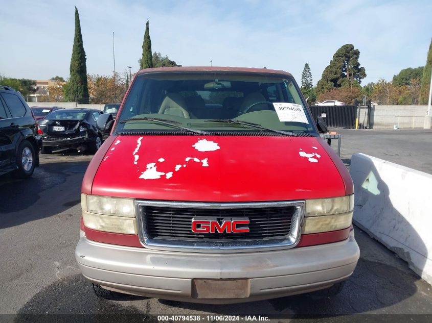 1998 GMC Safari Sle VIN: 1GKDM19W6WB511815 Lot: 40794538