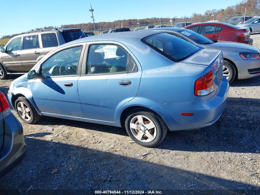 2005 Chevrolet Aveo Ls VIN: KL1TD52685B354626 Lot: 40794544