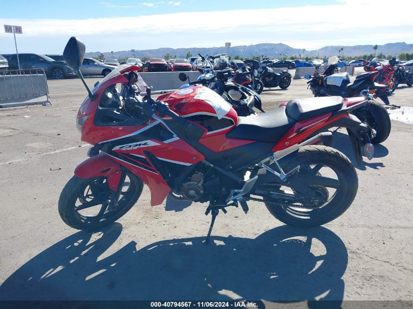 2017 Honda Cbr300 R VIN: MLHNC5103H5300667 Lot: 40794567