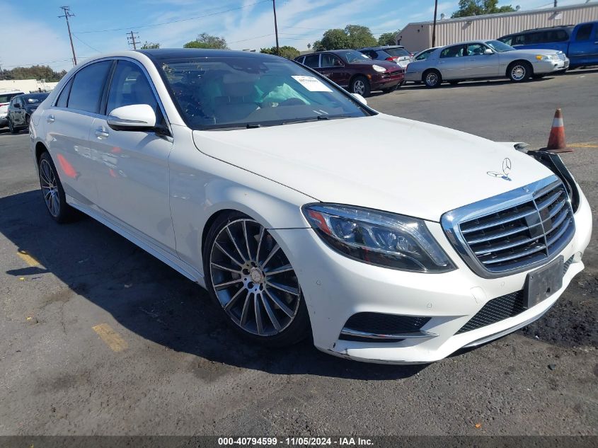 VIN WDDUG8FB4FA145796 2015 Mercedes-Benz S 550, 4Matic no.1