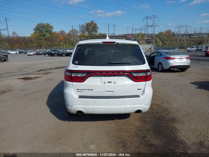 2017 Dodge Durango Gt Awd VIN: 1C4RDJDG6HC839296 Lot: 40794620