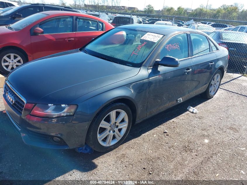 2011 Audi A4 2.0T Premium VIN: WAUAFAFL9BN038680 Lot: 40794624