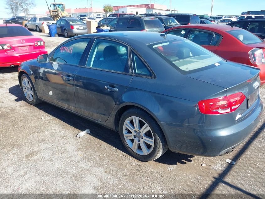 2011 Audi A4 2.0T Premium VIN: WAUAFAFL9BN038680 Lot: 40794624