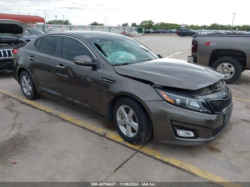 2014 Kia Optima Lx VIN: 5XXGM4A70EG328658 Lot: 40794627