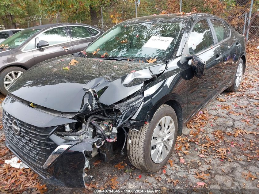 2024 Nissan Sentra S Xtronic Cvt VIN: 3N1AB8BVXRY204641 Lot: 40794645