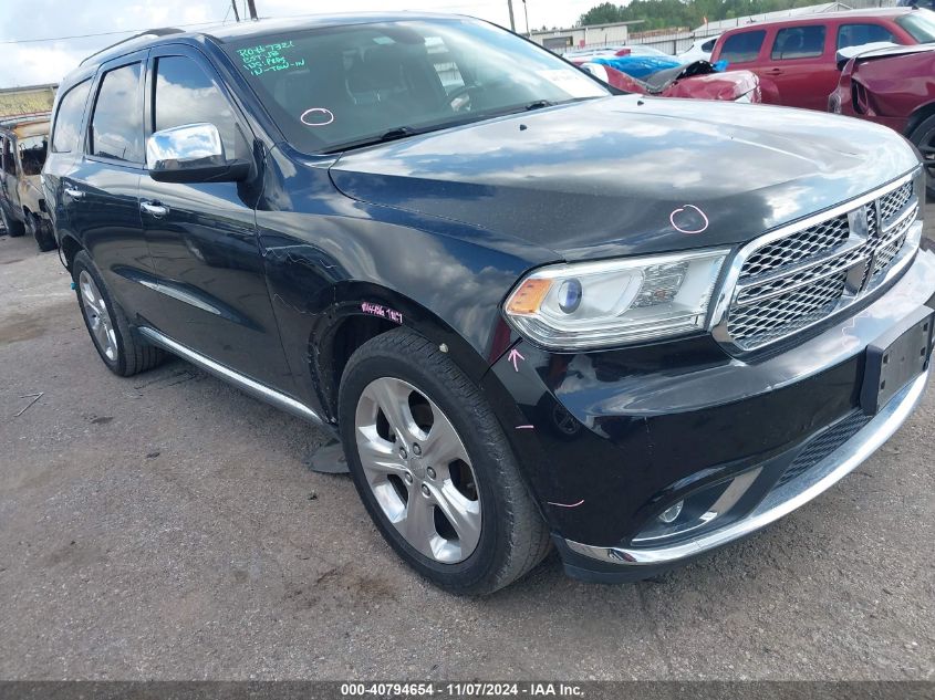 2015 Dodge Durango Sxt VIN: 1C4RDHAG3FC161195 Lot: 40794654