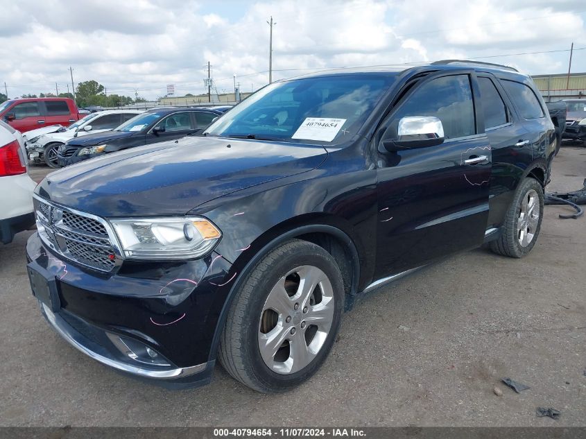 2015 Dodge Durango Sxt VIN: 1C4RDHAG3FC161195 Lot: 40794654