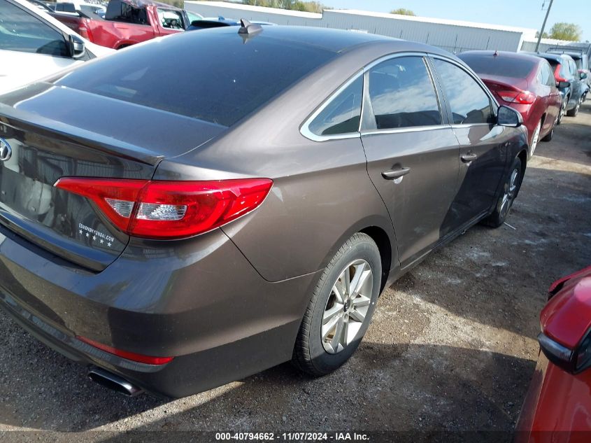 2017 Hyundai Sonata VIN: 5NPE24AF1HH542457 Lot: 40794662