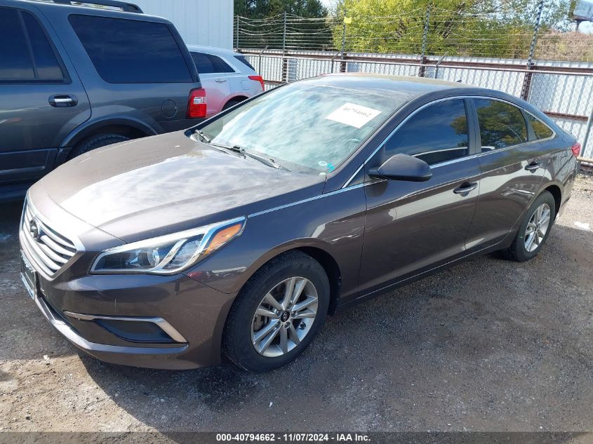 2017 Hyundai Sonata VIN: 5NPE24AF1HH542457 Lot: 40794662