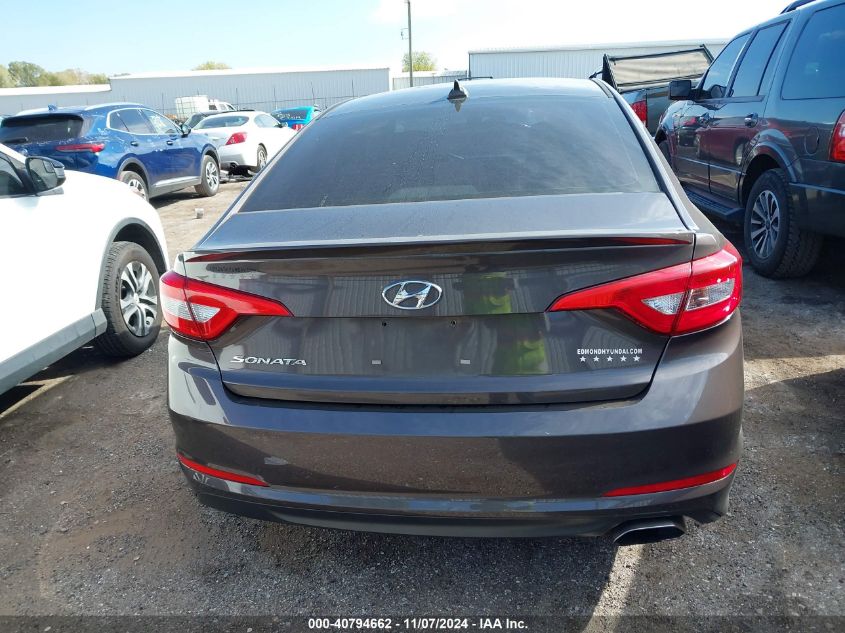 2017 Hyundai Sonata VIN: 5NPE24AF1HH542457 Lot: 40794662