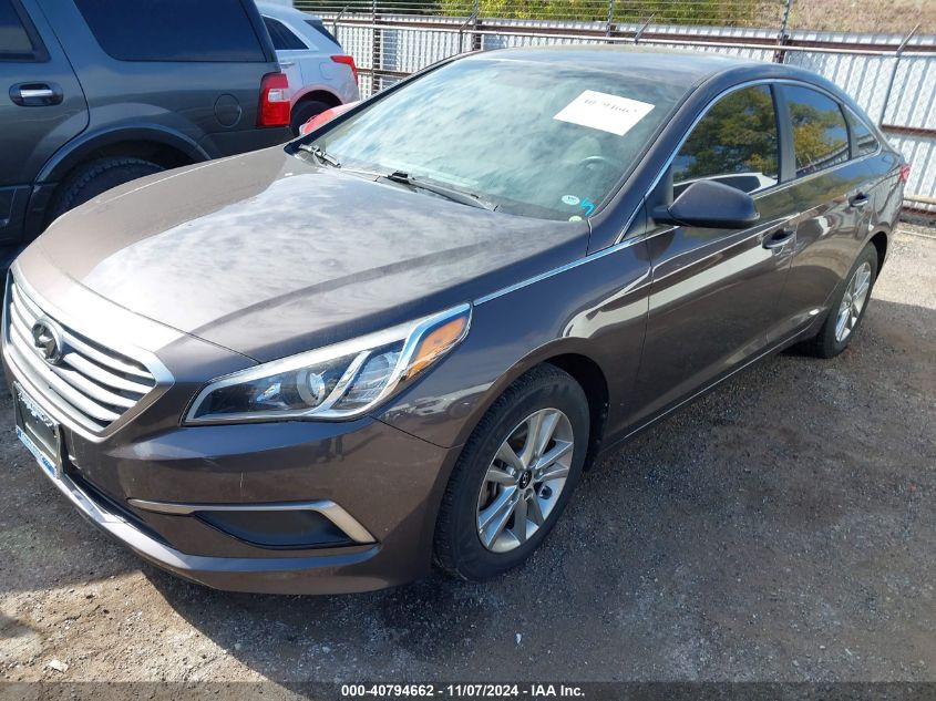 2017 Hyundai Sonata VIN: 5NPE24AF1HH542457 Lot: 40794662