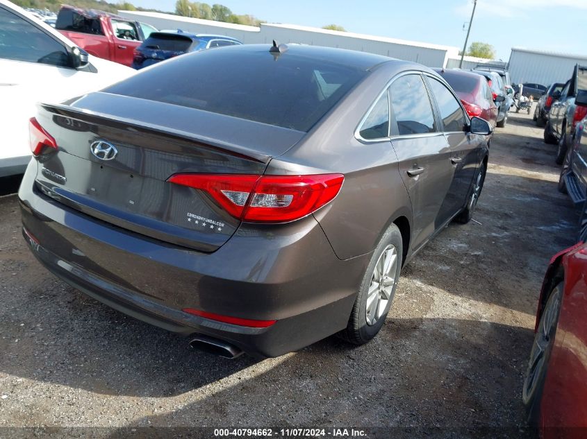 2017 Hyundai Sonata VIN: 5NPE24AF1HH542457 Lot: 40794662