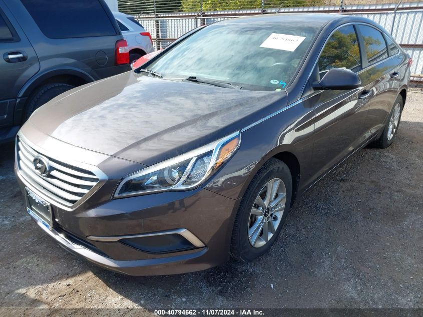 2017 Hyundai Sonata VIN: 5NPE24AF1HH542457 Lot: 40794662