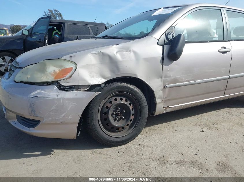 2003 Toyota Corolla Le VIN: 1NXBR32EX3Z161201 Lot: 40794665