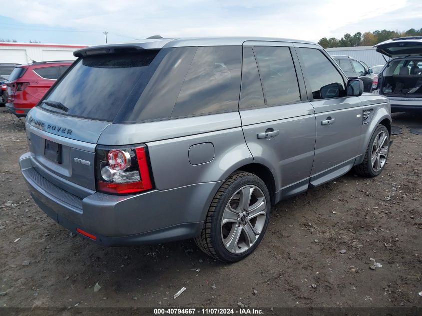 2013 Land Rover Range Rover Sport Hse VIN: SALSK2D41DA795287 Lot: 40794667