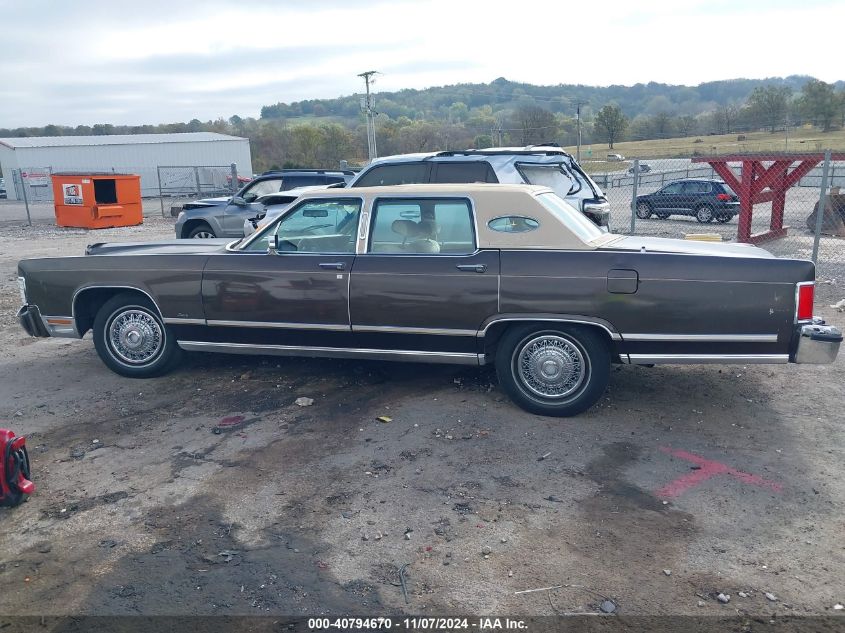 1978 Lincoln Continenta VIN: 9Y82S735853 Lot: 40794670