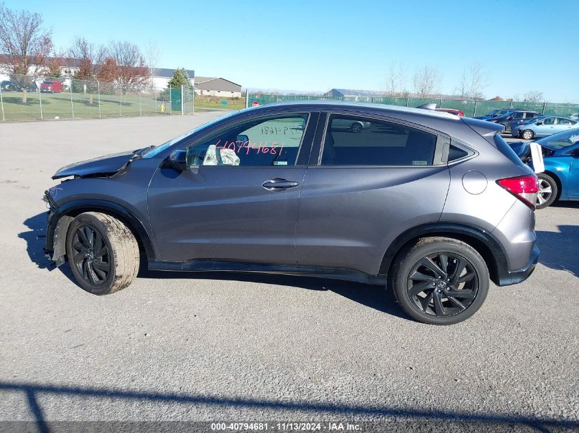 2021 Honda Hr-V Awd Sport VIN: 3CZRU6H1XMM706661 Lot: 40794681