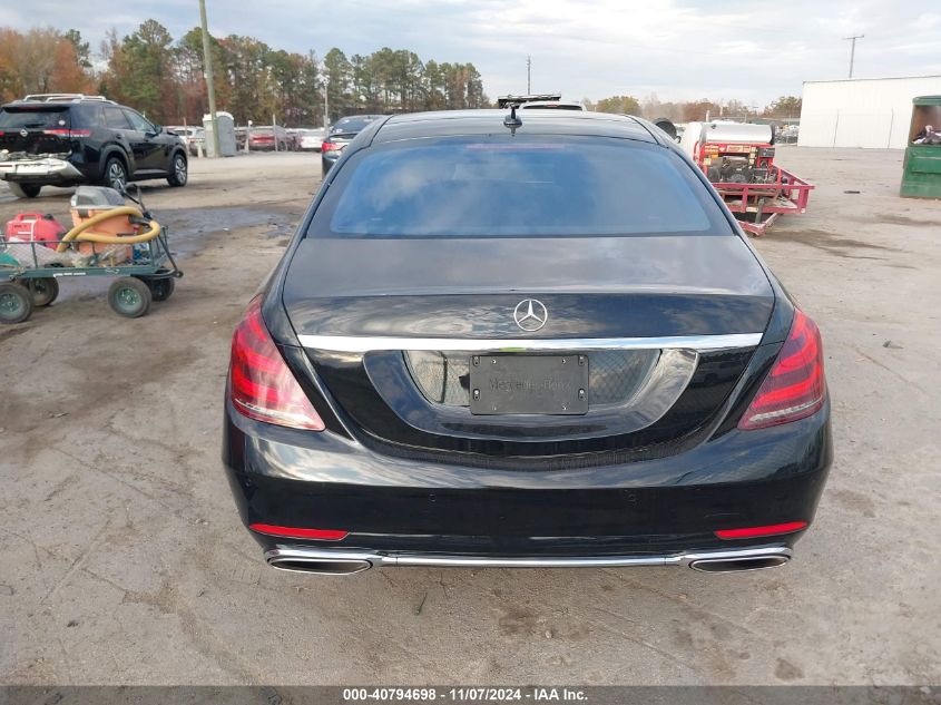 2018 Mercedes-Benz S 450 4Matic VIN: WDDUG6EB9JA349993 Lot: 40794698