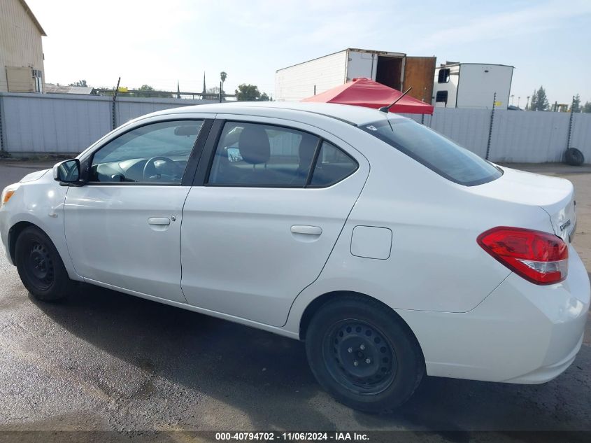 2017 Mitsubishi Mirage G4 Es VIN: ML32F3FJ0HHF11137 Lot: 40794702