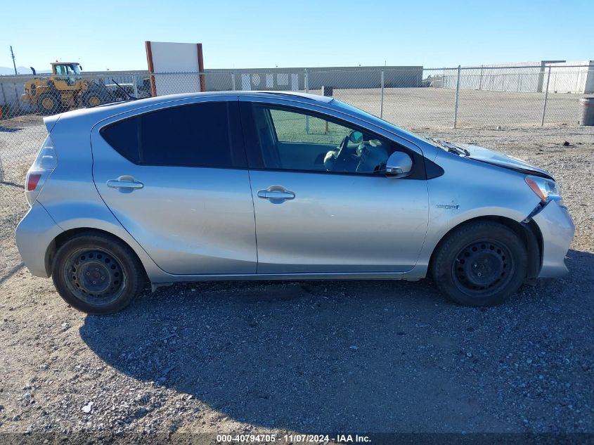 2014 Toyota Prius C Two VIN: JTDKDTB33E1567455 Lot: 40794705