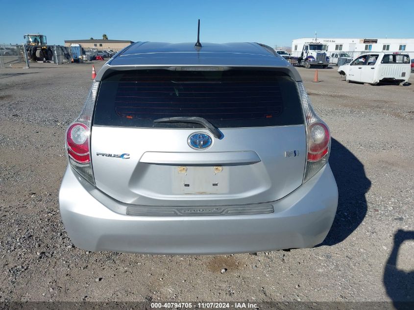 2014 Toyota Prius C Two VIN: JTDKDTB33E1567455 Lot: 40794705